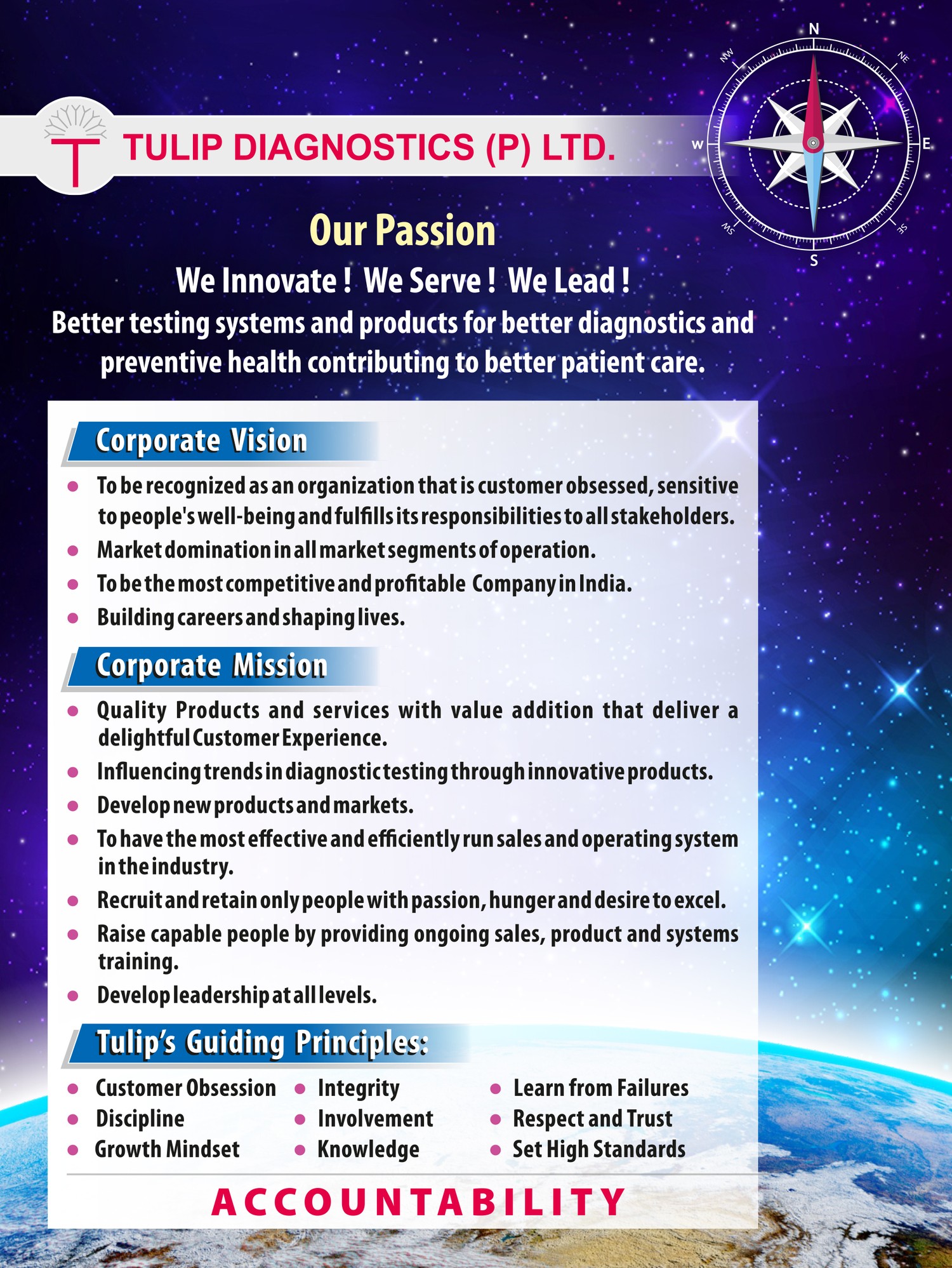 Vision, Mission & Guiding Principles