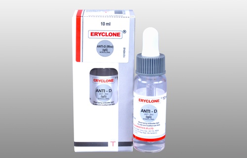 Eryclone  Anti-D Rho (IgG) - Monoclonal IgG reagent for Rh (D) typing