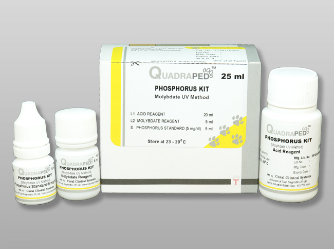 Molybdate U.V. Method, For veterinary invitro diagnostic use only