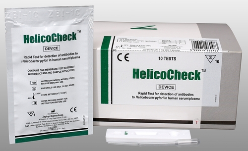 Helicocheck - Rapid Test for detection of antibodies to Helicobacter pylori in human serum/plasma