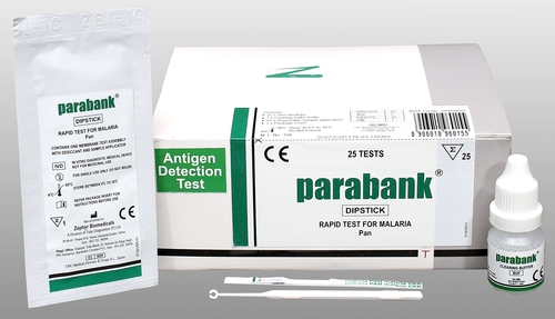 Parabank (Dipstick) - Rapid Test For Malaria Pan (Dipstick)