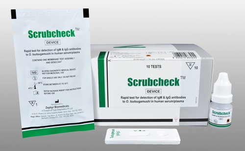 Enterocheck - WB - Rapid test for the detection of IgM antibodies to S.typhi in serum/ plasma and whole blood