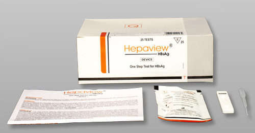 Hepaview HBsAg - One Step Test for HBsAg