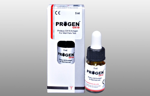 Progen OX19 Antigen - Smooth killed antigen suspensions of Proteus OX19, OX2, OXK for Weil-Felix tests