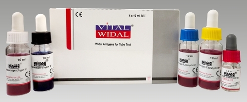 Vital Widal - Ready to use vitally stained WIDAL antigen set for tube test