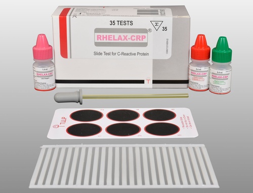 Rhelax - CRP - Latex agglutination slide test for detection of C-Reactive Protein